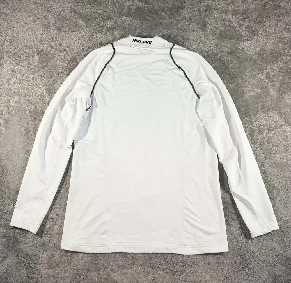 Nike Pro Hyperwarm Fitted Long Sleeve Thermal Baselayer Shirt, L